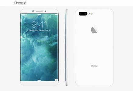 iPhone 8外观曝光:屏幕变大 无边框 Home键消失(图2) iPhone 8外观曝光:屏幕变大 无边框 Home键消失(图2)