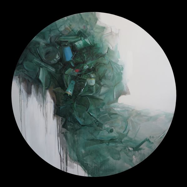 杨炼 《殇.NO7》 150cm×150cm 布面油画 2014
