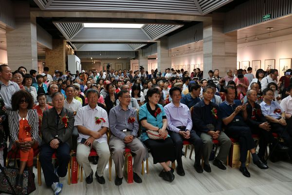 “翰墨情缘 畅写人生——谢金龙书法展”在京开幕(图2)