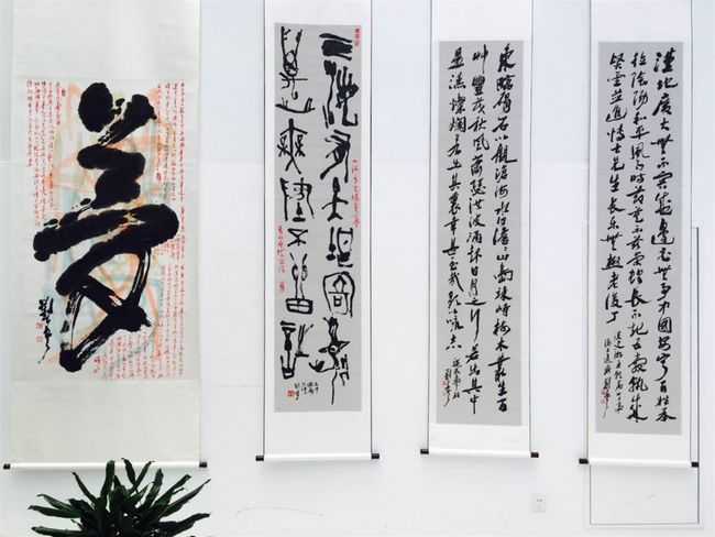 “八一梦,剑笔丹心”——刘参书画印作品展在宁波开幕(图8) “八一梦,剑笔丹心”——刘参书画印作品展在宁波开幕(图8)