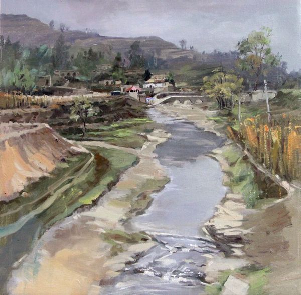 将写生进行到底 深圳市宝安区美术书法摄影精品展之—— “山水相逢”第2季涂画师生赴陕北郭家沟写生作品展(图3) 将写生进行到底 深圳市宝安区美术书法摄影精品展之—— “山水相逢”第2季涂画师生赴陕北郭家沟写生作品展(图3)