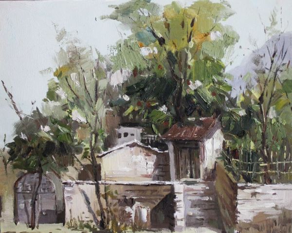 将写生进行到底 深圳市宝安区美术书法摄影精品展之—— “山水相逢”第2季涂画师生赴陕北郭家沟写生作品展(图4) 将写生进行到底 深圳市宝安区美术书法摄影精品展之—— “山水相逢”第2季涂画师生赴陕北郭家沟写生作品展(图4)