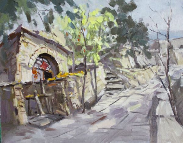 将写生进行到底 深圳市宝安区美术书法摄影精品展之—— “山水相逢”第2季涂画师生赴陕北郭家沟写生作品展(图7) 将写生进行到底 深圳市宝安区美术书法摄影精品展之—— “山水相逢”第2季涂画师生赴陕北郭家沟写生作品展(图7)