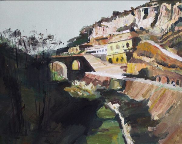 将写生进行到底 深圳市宝安区美术书法摄影精品展之—— “山水相逢”第2季涂画师生赴陕北郭家沟写生作品展(图6) 将写生进行到底 深圳市宝安区美术书法摄影精品展之—— “山水相逢”第2季涂画师生赴陕北郭家沟写生作品展(图6)