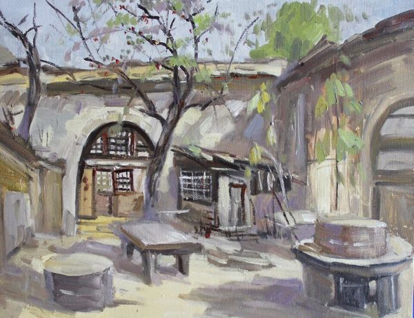 将写生进行到底 深圳市宝安区美术书法摄影精品展之—— “山水相逢”第2季涂画师生赴陕北郭家沟写生作品展(图8) 将写生进行到底 深圳市宝安区美术书法摄影精品展之—— “山水相逢”第2季涂画师生赴陕北郭家沟写生作品展(图8)