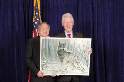 两任总统接见 画展蜚声国际(图1) 两任总统接见 画展蜚声国际(图1)