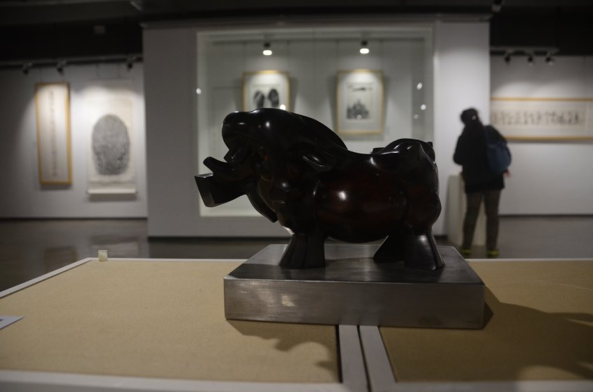 “风篁品艺·德艺承传——卢德平尹秋生作品鉴赏会”风篁美术馆举行(图5)