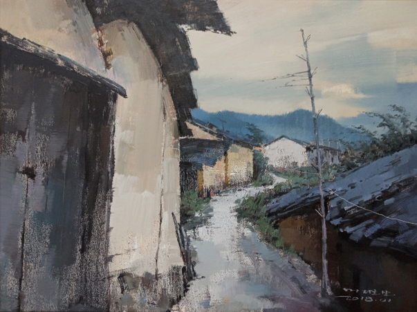 “故里花开——王春华、叶雄生、王小野油画艺术展”深圳大芬村举行(图3) “故里花开——王春华、叶雄生、王小野油画艺术展”深圳大芬村举行(图3)