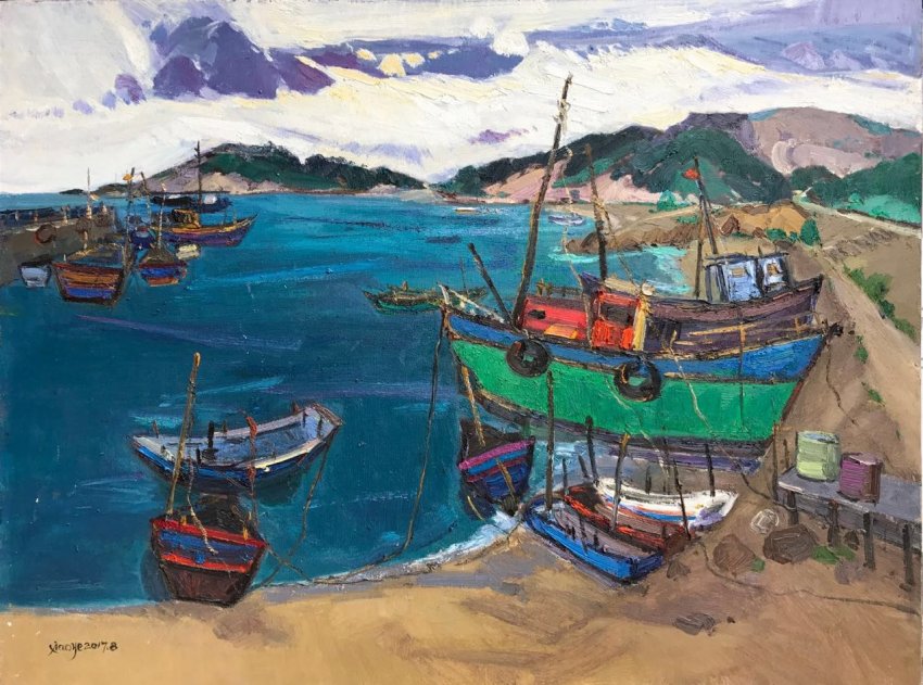 “故里花开——王春华、叶雄生、王小野油画艺术展”深圳大芬村举行(图4) “故里花开——王春华、叶雄生、王小野油画艺术展”深圳大芬村举行(图4)