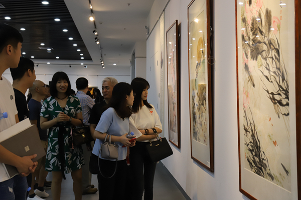 罗国辉师生书画展在宝安区图书馆成功举办(图4)