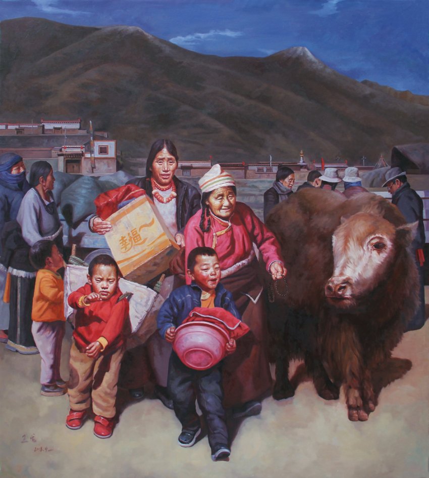 石家庄美术书法作品展在深圳宝安举行(图3)