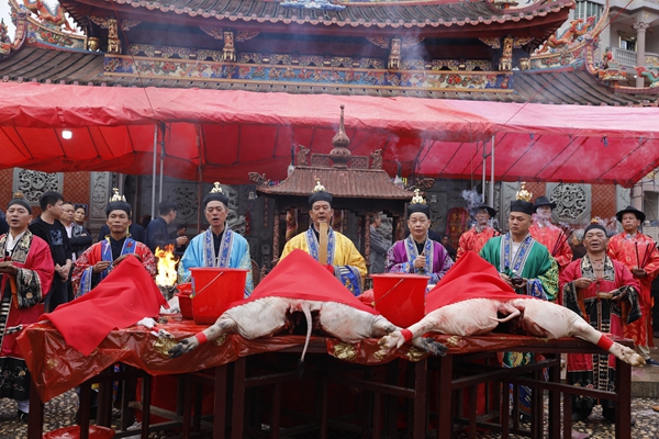 中国侨乡墩坂村举行“谢神”本土民族民俗文化(图6) 中国侨乡墩坂村举行“谢神”本土民族民俗文化(图6)