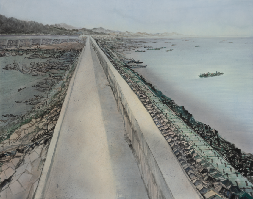 一览海岸风貌，广东沿海考察创作巡回展在东莞开幕(图5)