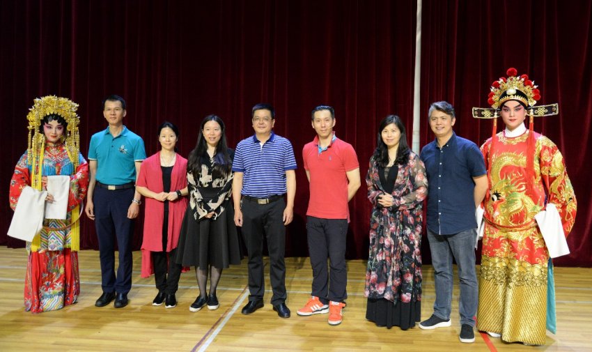 知名粤剧演员给中学生讲述“粤剧与咏春”(图9)