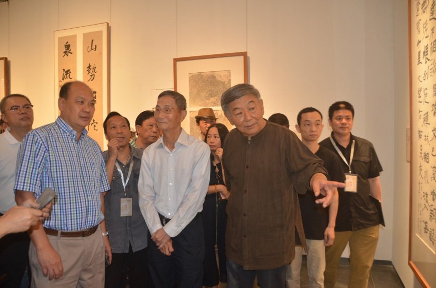 书画名家王镛师生书画印作品亮相岭南美术馆(图9) 书画名家王镛师生书画印作品亮相岭南美术馆(图9)