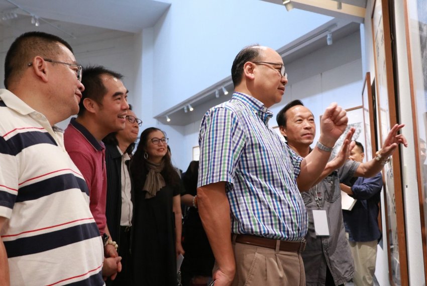 书画名家王镛师生书画印作品亮相岭南美术馆(图10) 书画名家王镛师生书画印作品亮相岭南美术馆(图10)