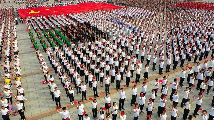 东莞高埗万人高歌颂祖国,礼MV将于国庆前首发(图2) 东莞高埗万人高歌颂祖国,礼MV将于国庆前首发(图2)