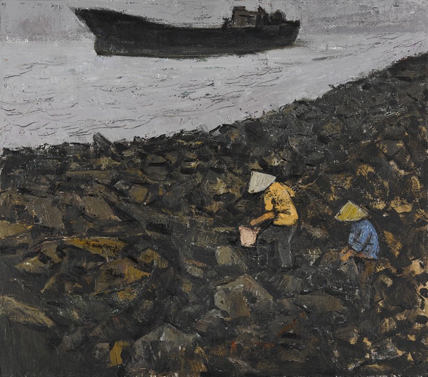 蔡际鸿、杨缤油画展，中国油画院特邀新人展在岭南美术馆同时开幕(图1)