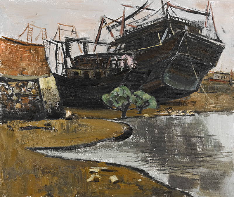 蔡际鸿、杨缤油画展，中国油画院特邀新人展在岭南美术馆同时开幕(图2)