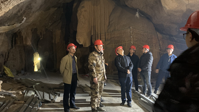 中共东兰县委书记黄贤昌到长乐宫景区调研开放准备情况(图10) 中共东兰县委书记黄贤昌到长乐宫景区调研开放准备情况(图10)