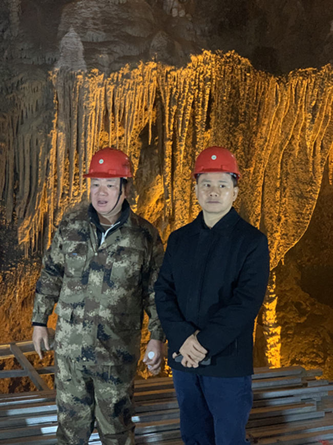 中共东兰县委书记黄贤昌到长乐宫景区调研开放准备情况(图9) 中共东兰县委书记黄贤昌到长乐宫景区调研开放准备情况(图9)