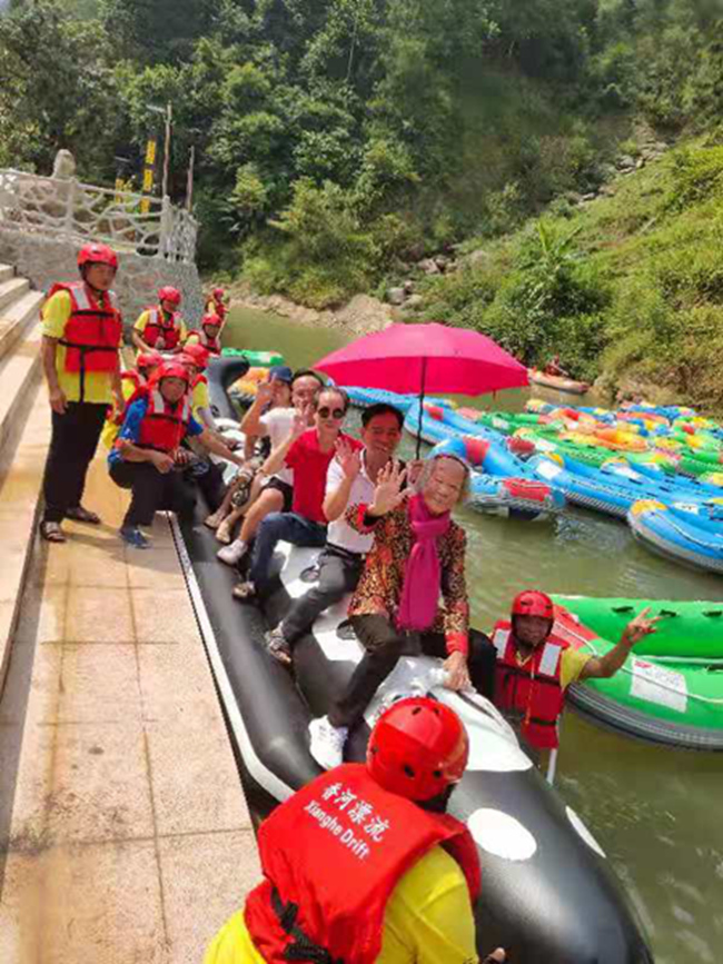 广西第一湾公司召开香河漂流景区复漂动员会   (图5)