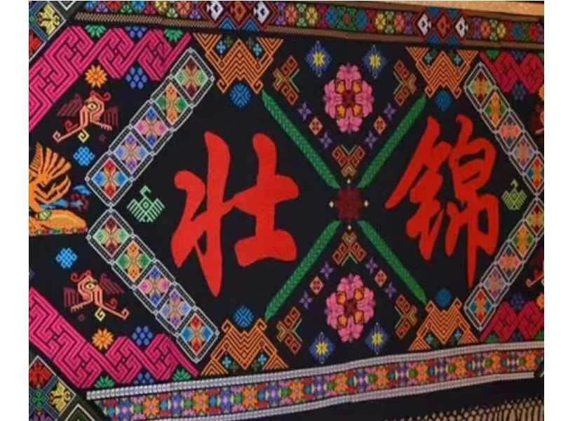 韦家甫县长到传统壮锦民族服饰有限公司调研(图10)