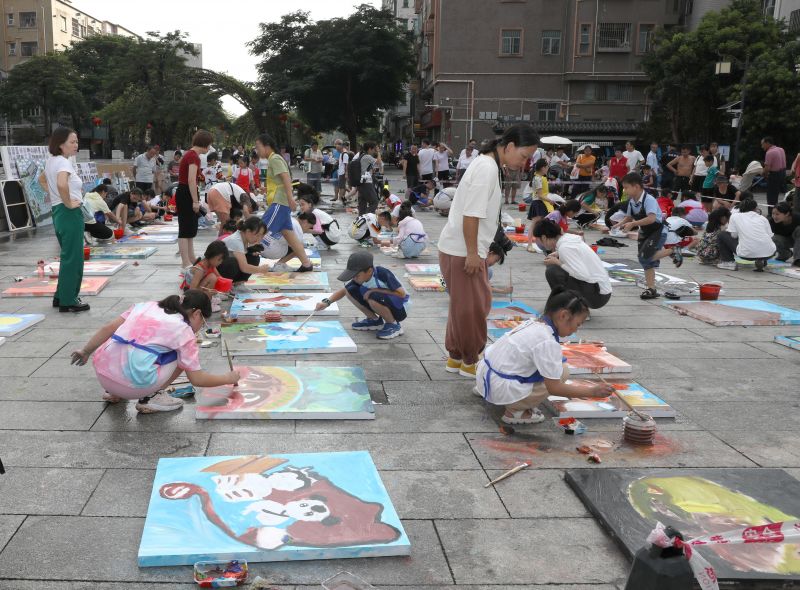 福永街道：百名“小画家”精心描绘历史文化古村美景百态   (图4)