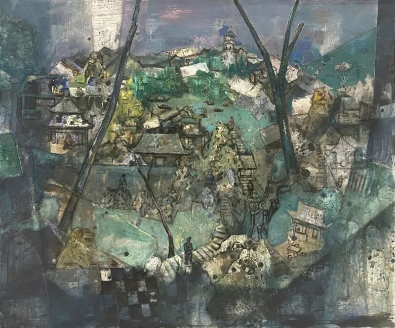 2023年深圳(宝安)重点作者美术创作提升工程一一第八期学员综合材料绘画作品汇报展(图49) 2023年深圳(宝安)重点作者美术创作提升工程一一第八期学员综合材料绘画作品汇报展(图49)