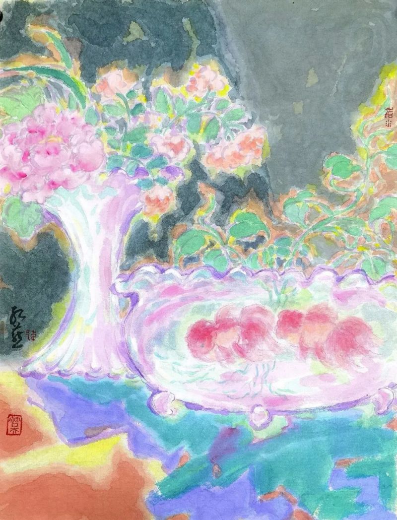 “美丽重生——中国暨深圳·宝安女画家优秀作品邀请展”在宝安图书馆开幕(图22)