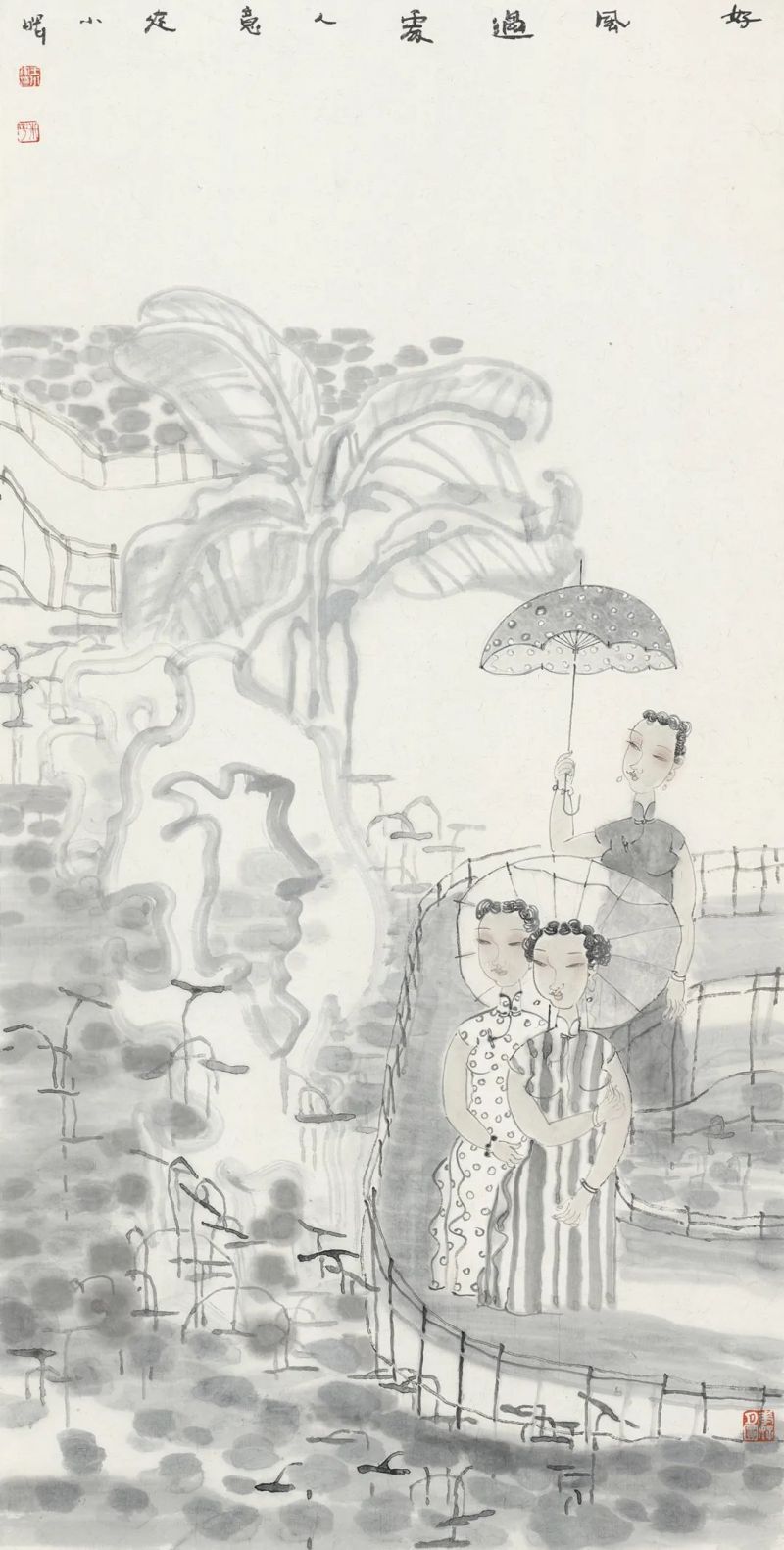 “美丽重生——中国暨深圳·宝安女画家优秀作品邀请展”在宝安图书馆开幕(图20)