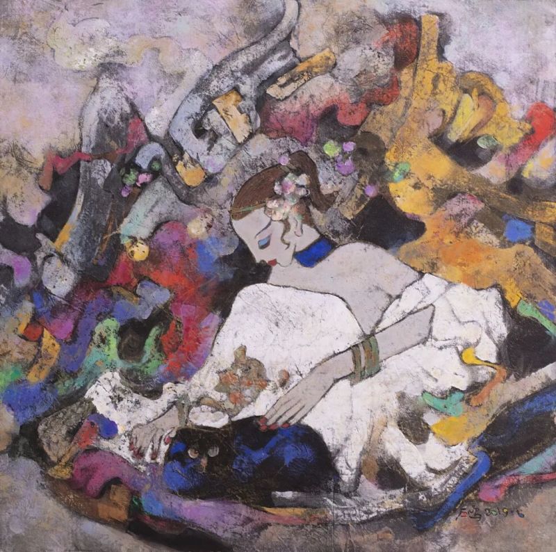 “美丽重生——中国暨深圳·宝安女画家优秀作品邀请展”在宝安图书馆开幕(图37)