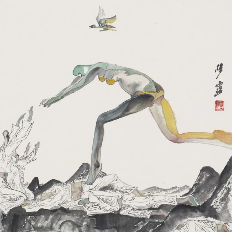 “美丽重生——中国暨深圳·宝安女画家优秀作品邀请展”在宝安图书馆开幕(图45)