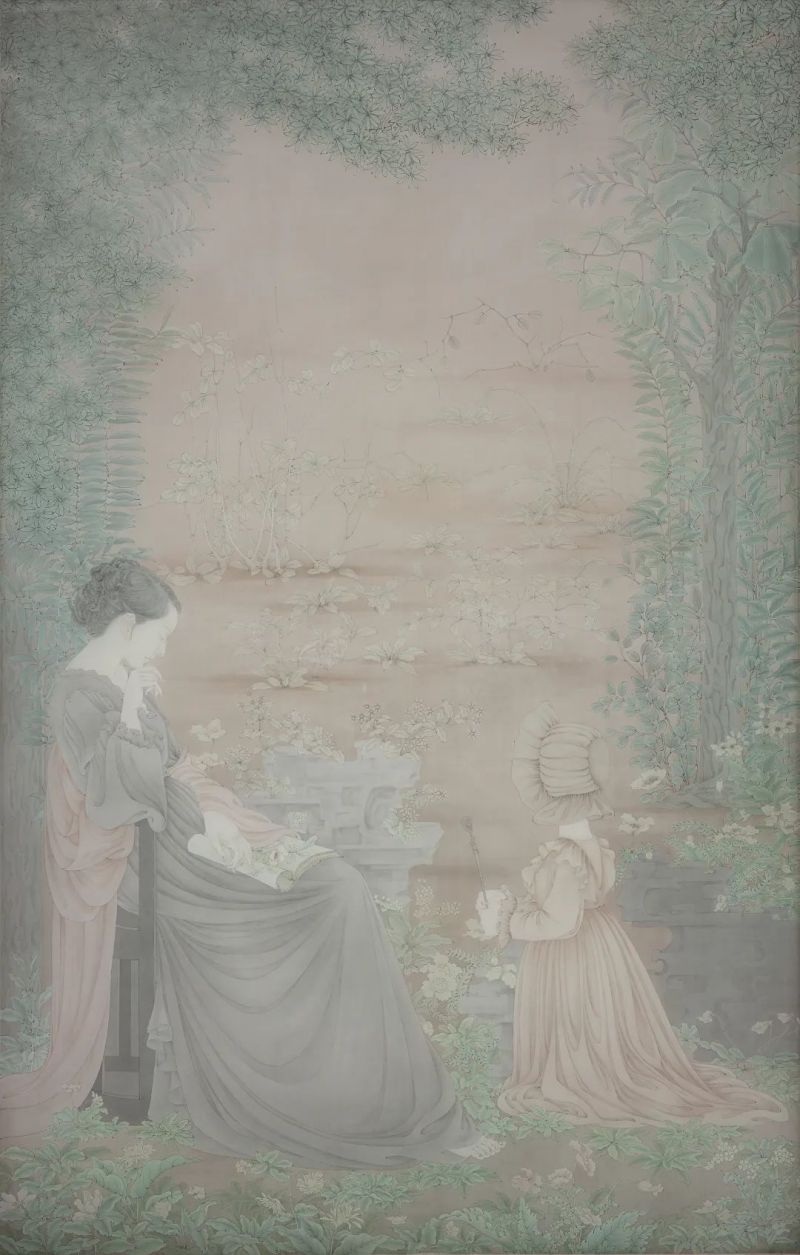 “美丽重生——中国暨深圳·宝安女画家优秀作品邀请展”在宝安图书馆开幕(图52)