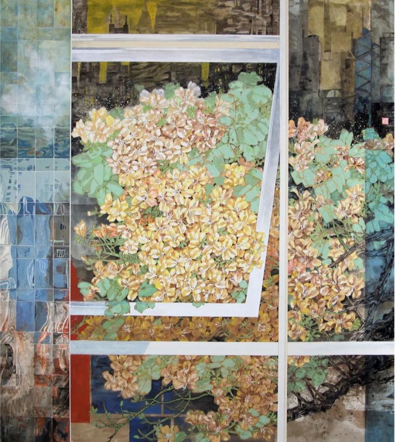 “美丽重生——中国暨深圳·宝安女画家优秀作品邀请展”在宝安图书馆开幕(图53)