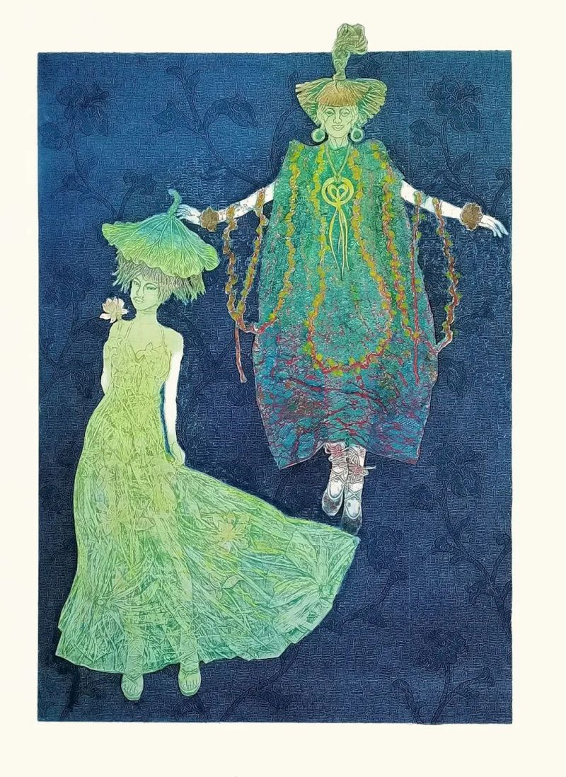 “美丽重生——中国暨深圳·宝安女画家优秀作品邀请展”在宝安图书馆开幕(图57)