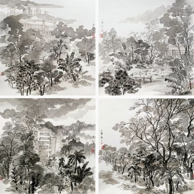 “美丽重生——中国暨深圳·宝安女画家优秀作品邀请展”在宝安图书馆开幕(图59)