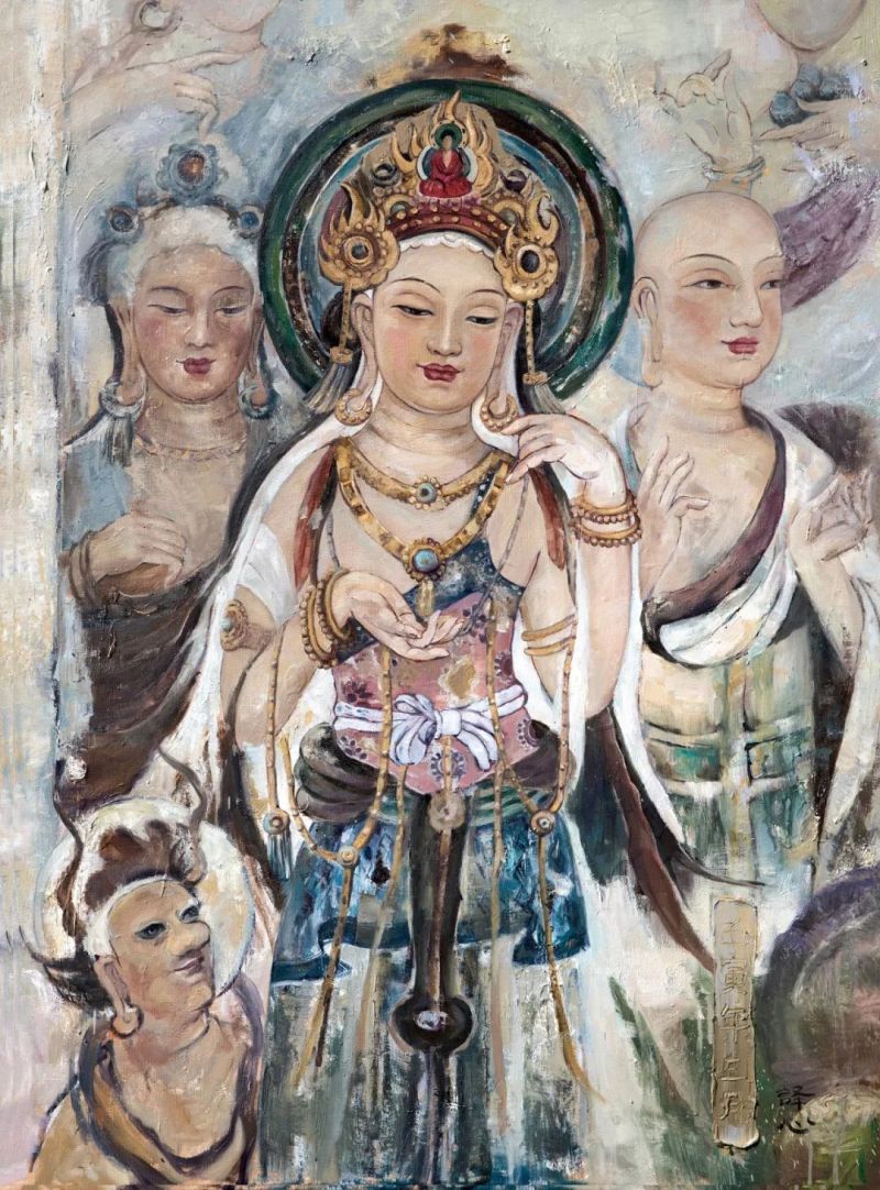 “美丽重生——中国暨深圳·宝安女画家优秀作品邀请展”在宝安图书馆开幕(图64)