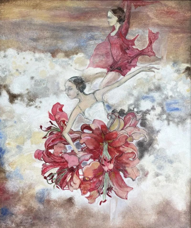 “美丽重生——中国暨深圳·宝安女画家优秀作品邀请展”在宝安图书馆开幕(图78)