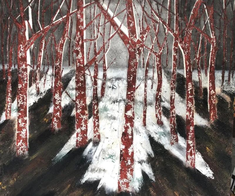 “美丽重生——中国暨深圳·宝安女画家优秀作品邀请展”在宝安图书馆开幕(图85)