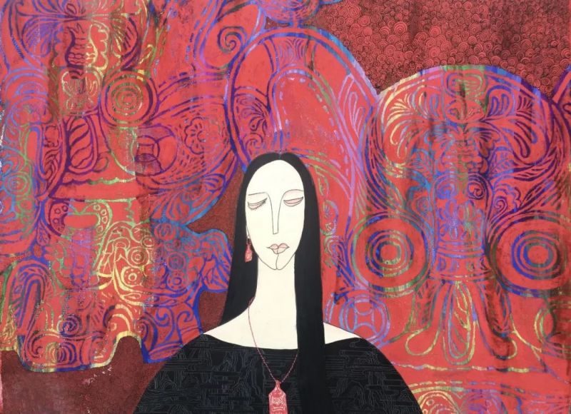 “美丽重生——中国暨深圳·宝安女画家优秀作品邀请展”在宝安图书馆开幕(图86)