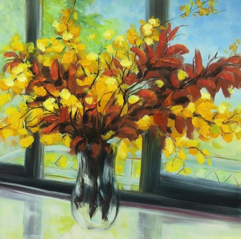 “美丽重生——中国暨深圳·宝安女画家优秀作品邀请展”在宝安图书馆开幕(图90)