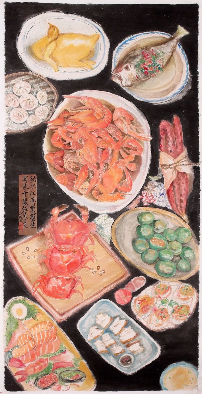 “美丽重生——中国暨深圳·宝安女画家优秀作品邀请展”在宝安图书馆开幕(图109)