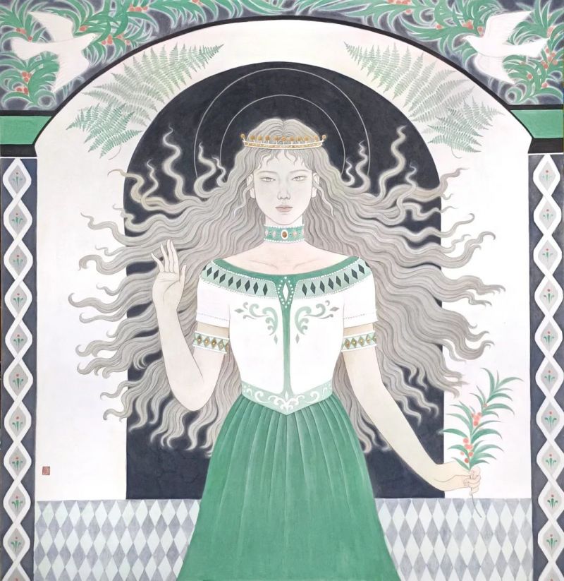 “美丽重生——中国暨深圳·宝安女画家优秀作品邀请展”在宝安图书馆开幕(图110)