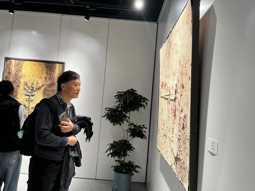 “山海春融——2024年深圳(宝安)综合材料绘画作品迎春展”举办(图12) “山海春融——2024年深圳(宝安)综合材料绘画作品迎春展”举办(图12)