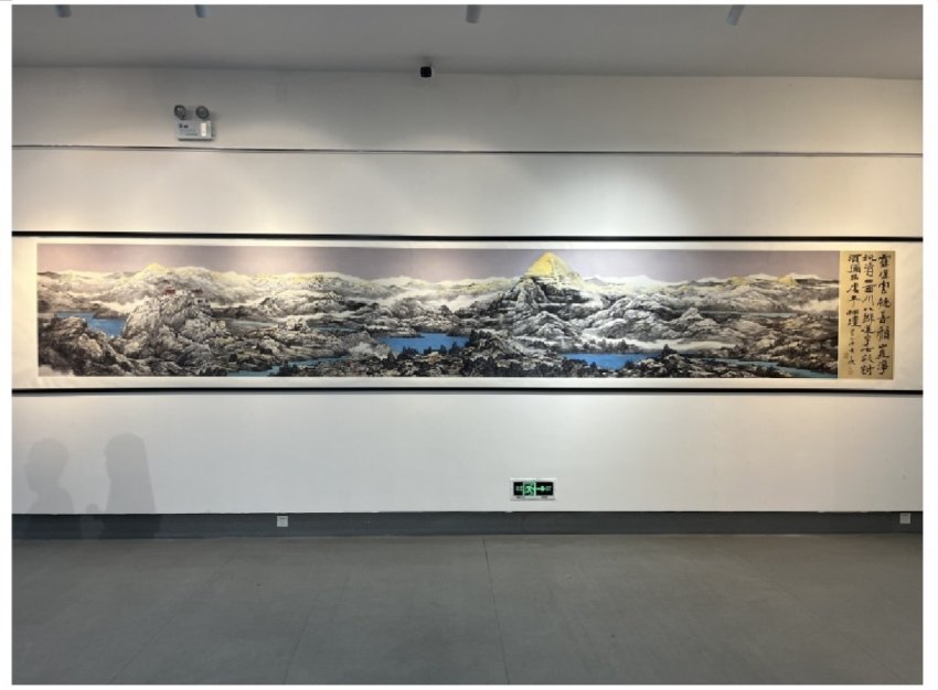 “云上”西藏主题四人画展在宝安图书馆展厅成功举办(图5)