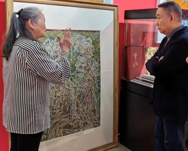 新竹藝術家朱麗麗的《天尋天》《新潮女人》系列創作 應邀參加台南市“黃步青80藝術空間”「五月潮」聯展(图5) 新竹藝術家朱麗麗的《天尋天》《新潮女人》系列創作 應邀參加台南市“黃步青80藝術空間”「五月潮」聯展(图5)