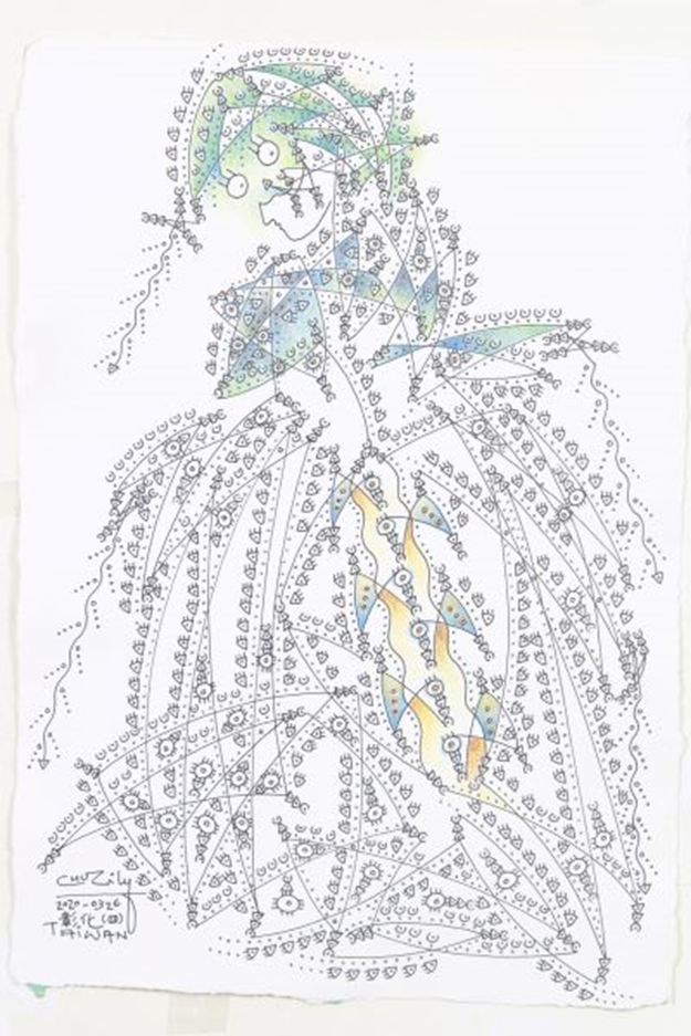 新竹藝術家朱麗麗的《天尋天》《新潮女人》系列創作 應邀參加台南市“黃步青80藝術空間”「五月潮」聯展(图7) 新竹藝術家朱麗麗的《天尋天》《新潮女人》系列創作 應邀參加台南市“黃步青80藝術空間”「五月潮」聯展(图7)