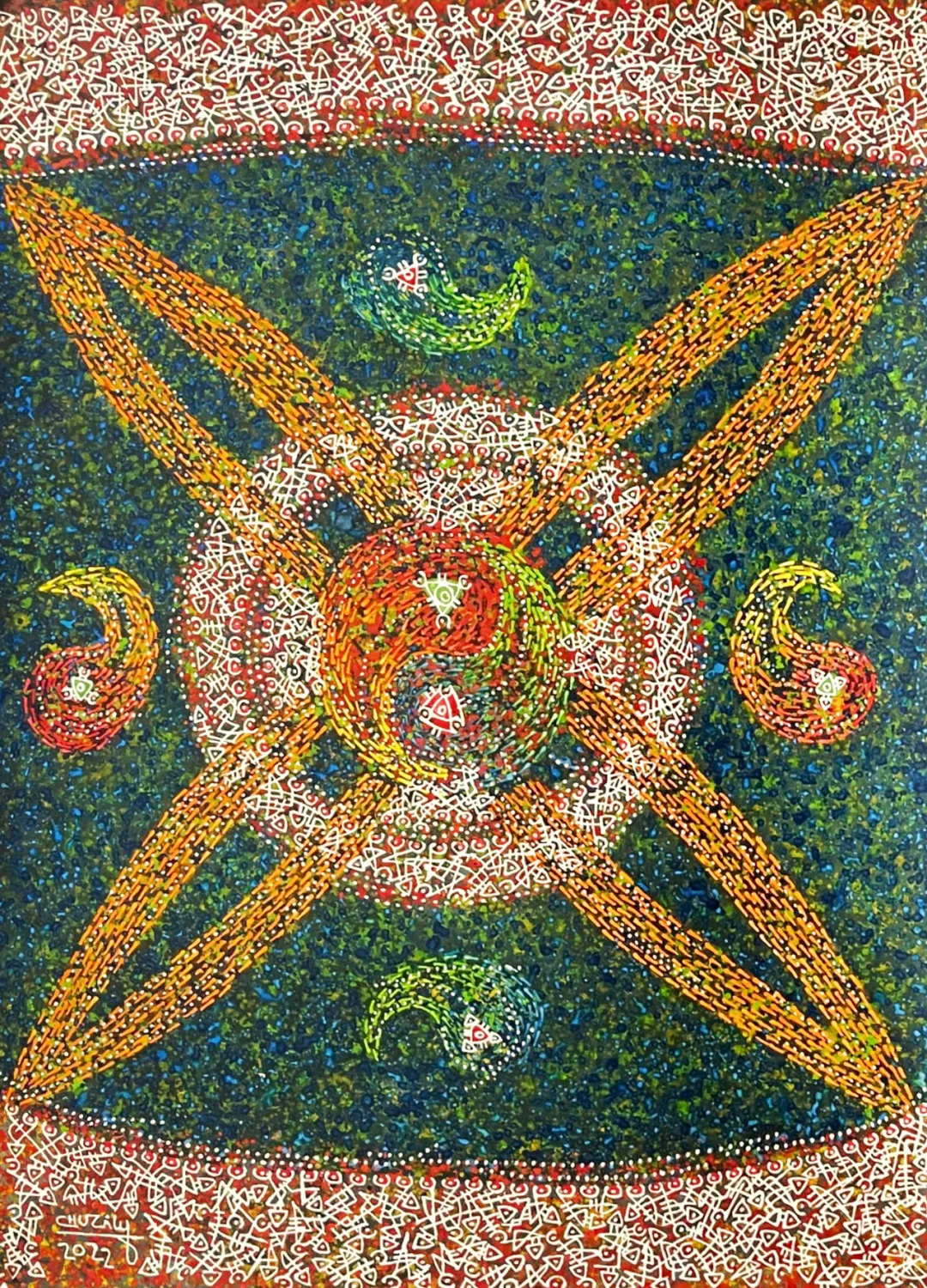 台湾艺术家朱丽丽《天地人》三件作品参展第十四届全国美展(图8) 台湾艺术家朱丽丽《天地人》三件作品参展第十四届全国美展(图8)