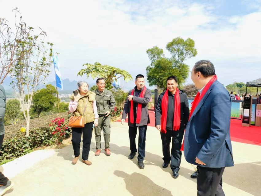 英德茶趣园景区正月初一迎客流高峰2188人次 市镇领导一线关怀助力乡村振兴发展(图6) 英德茶趣园景区正月初一迎客流高峰2188人次 市镇领导一线关怀助力乡村振兴发展(图5)